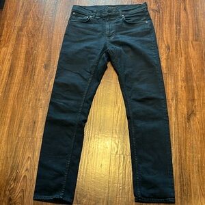 Nudie Lean Dean Black jeans men size 33/32 great condition